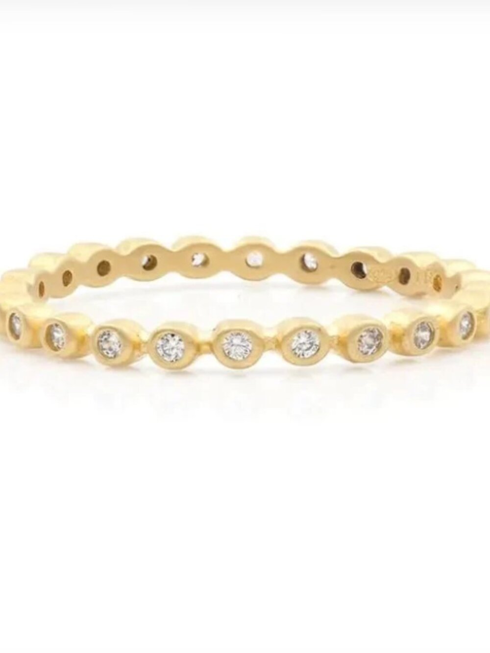 Freida Rothman FR Exclusive: One-of-a-Kind Bezel Pavé Stack Ring Size 9 NWT